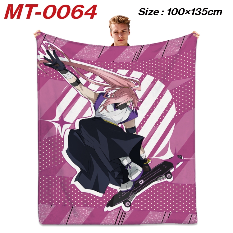 SK∞ Anime Flannel Blanket Air Conditioning Quilt Double Sided Printing 100x135cm MT-0064