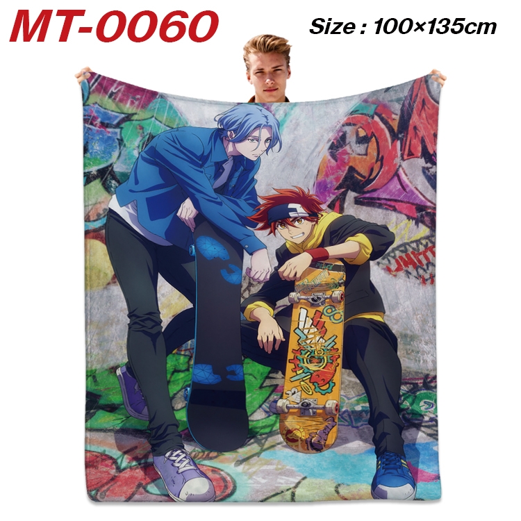 SK∞ Anime Flannel Blanket Air Conditioning Quilt Double Sided Printing 100x135cm MT-0060