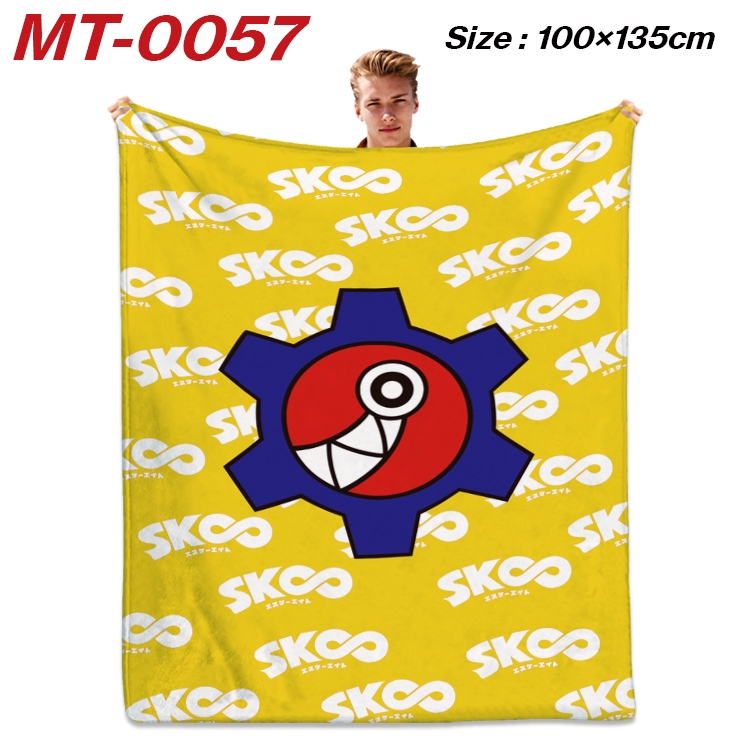 SK∞ Anime Flannel Blanket Air Conditioning Quilt Double Sided Printing 100x135cm MT-0057