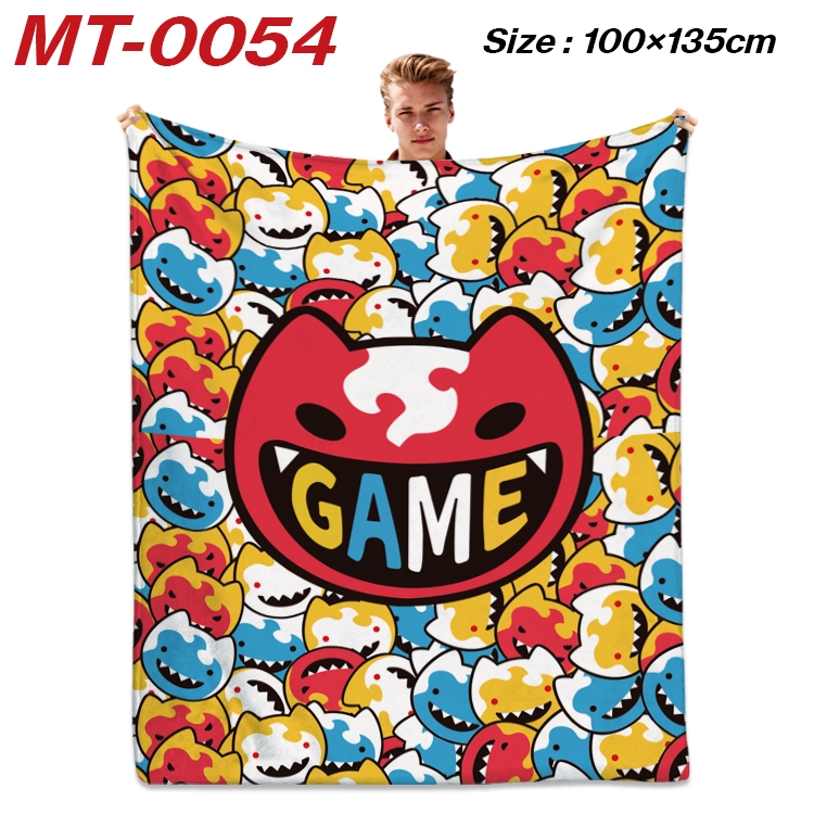 SK∞ Anime Flannel Blanket Air Conditioning Quilt Double Sided Printing 100x135cm MT-0054