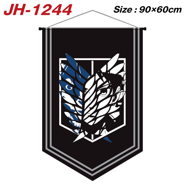 Shingeki no Kyojin Anime Peripheral Full Color Printing Banner 90X60CM JH-1244