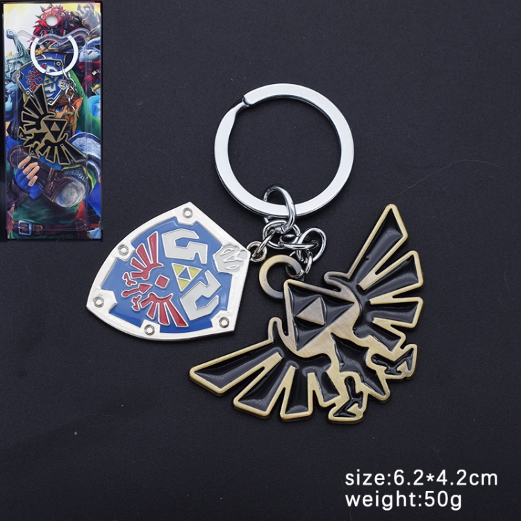 The Legend of Zelda Anime peripheral metal keychain pendant 