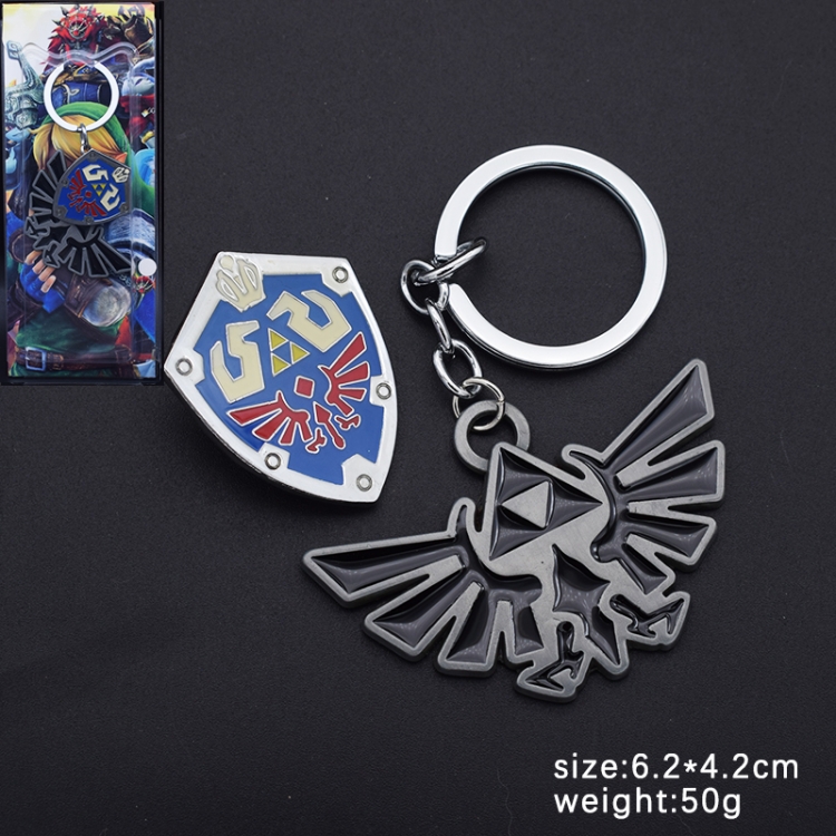The Legend of Zelda Anime peripheral metal keychain pendant 