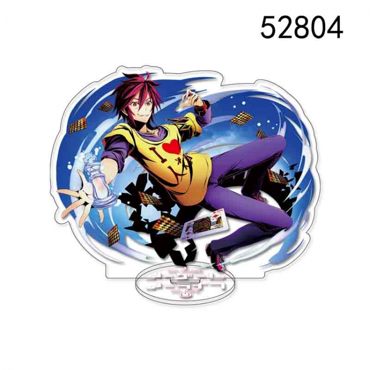NO GAME NO LIFE Anime characters acrylic Standing Plates Keychain 15cm 52804