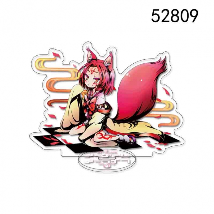 NO GAME NO LIFE Anime characters acrylic Standing Plates Keychain 15cm 1552809