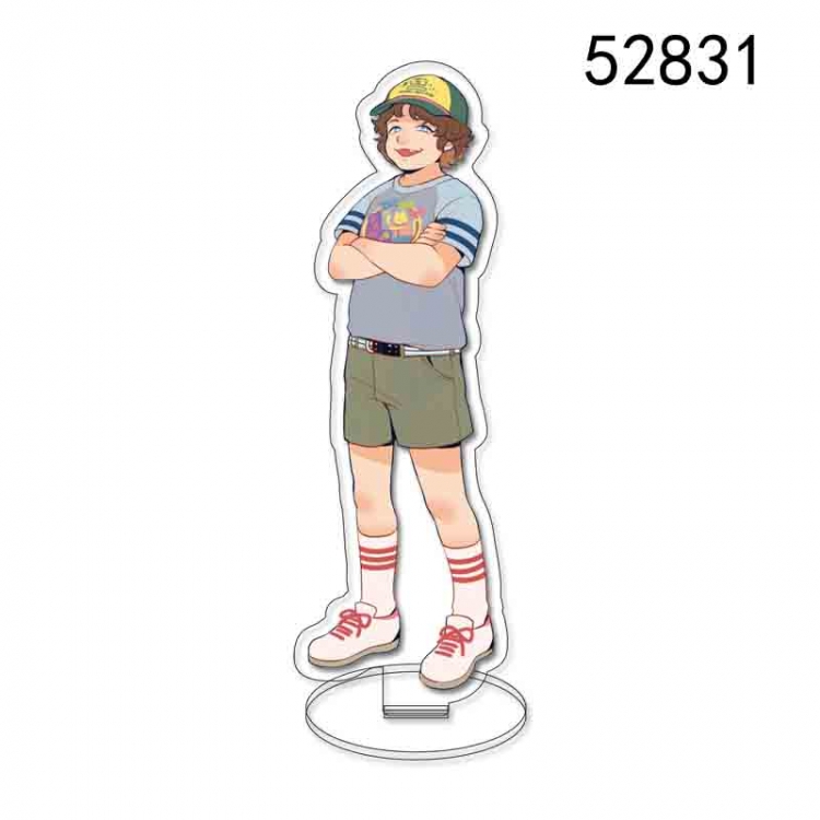 Stranger Things Anime characters acrylic Standing Plates Keychain  15cm 52831
