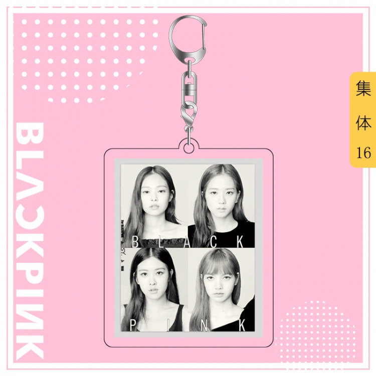 BLACK PINK acrylic pendant bag charm keychain price for 5 pcs