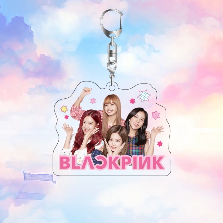 BLACK PINK acrylic pendant bag charm keychain price for 5 pcs