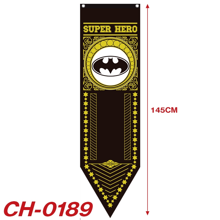 Super hero Movie star full color printing banner 40x145CM CH-0189