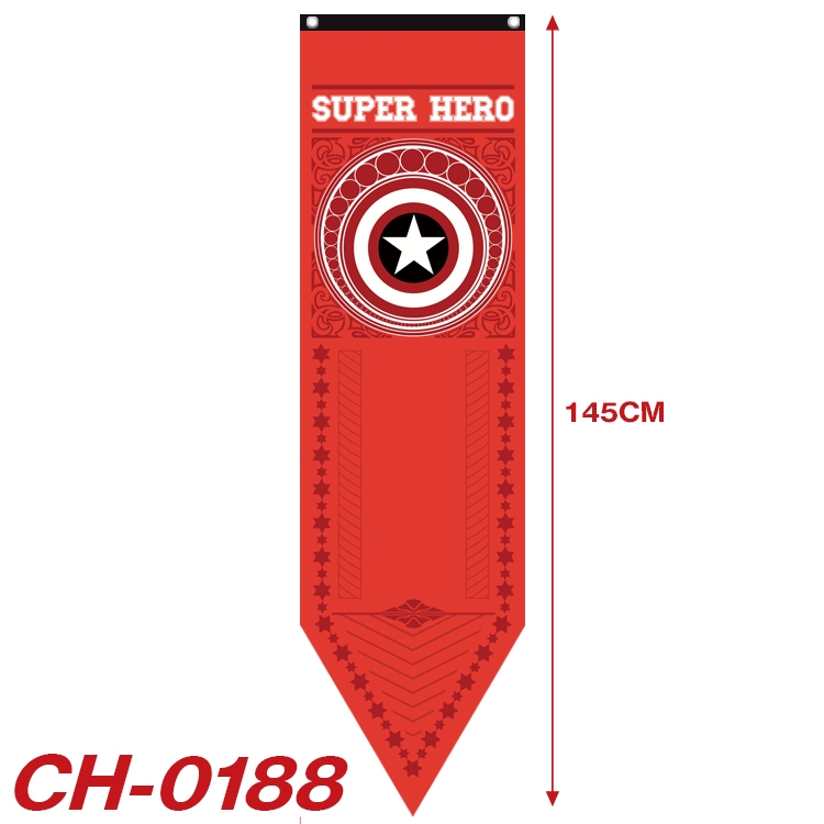 Super hero Movie star full color printing banner 40x145CM CH-0188