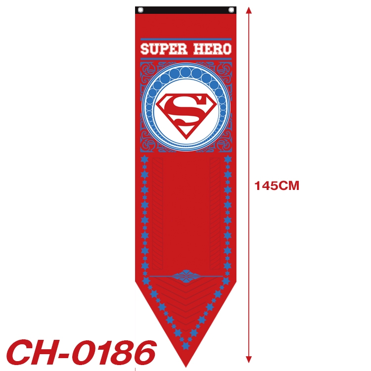 Super hero Movie star full color printing banner 40x145CM CH-0186