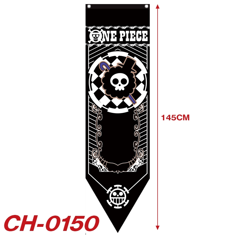 One Piece Anime Peripheral Full Color Printing Banner 40x145CM CH-0150