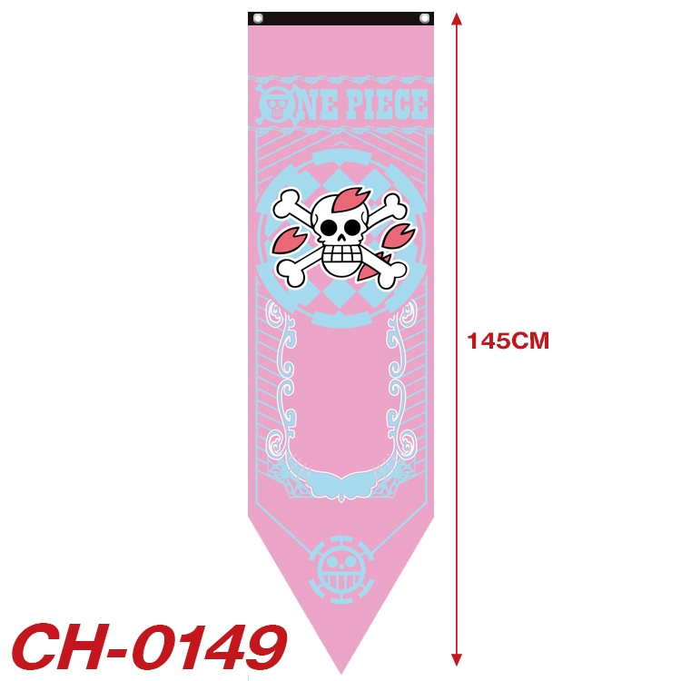 One Piece Anime Peripheral Full Color Printing Banner 40x145CM CH-0149