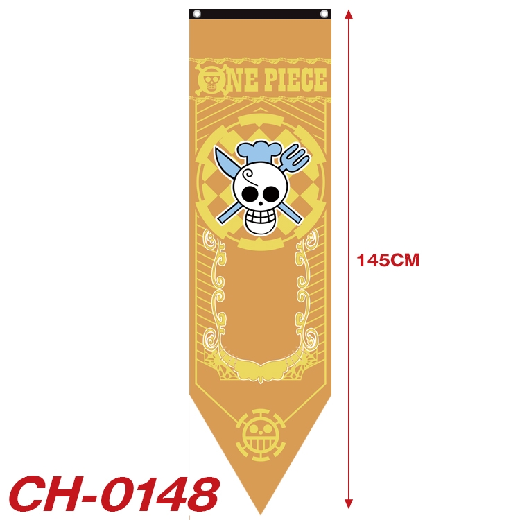 One Piece Anime Peripheral Full Color Printing Banner 40x145CM CH-0148