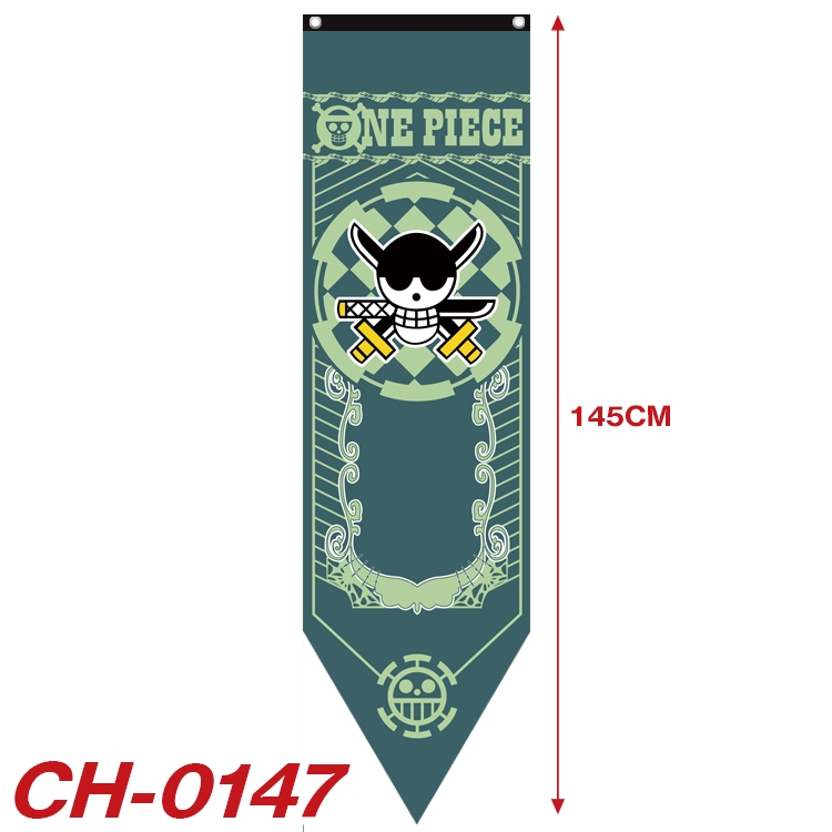 One Piece Anime Peripheral Full Color Printing Banner 40x145CM CH-0147