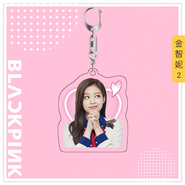 BLACK PINK acrylic pendant bag charm keychain price for 5 pcs