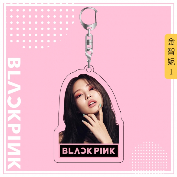 BLACK PINK acrylic pendant bag charm keychain price for 5 pcs