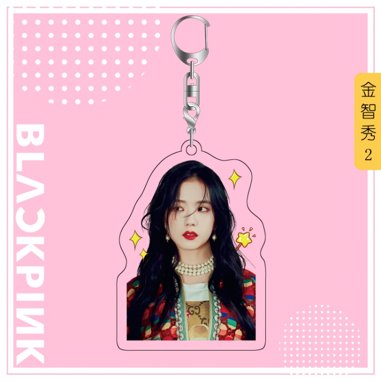 BLACK PINK acrylic pendant bag charm keychain price for 5 pcs