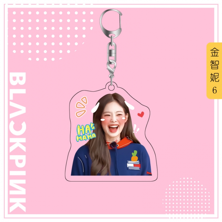 BLACK PINK acrylic pendant bag charm keychain price for 5 pcs