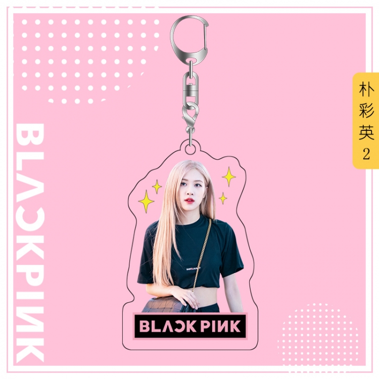 BLACK PINK acrylic pendant bag charm keychain price for 5 pcs