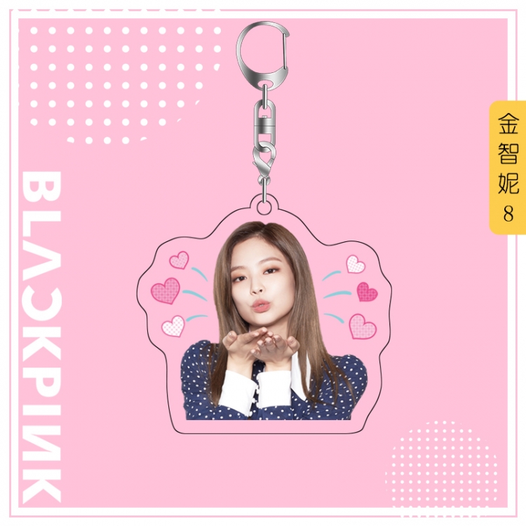 BLACK PINK acrylic pendant bag charm keychain price for 5 pcs