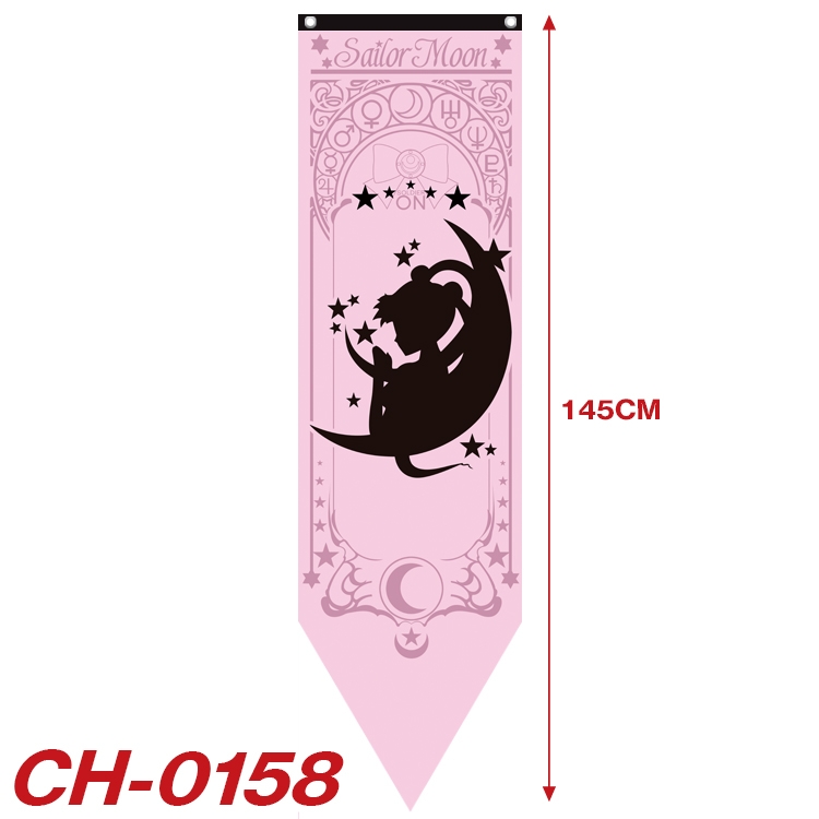 sailormoon Anime Peripheral Full Color Printing Banner 40x145CM CH-0158