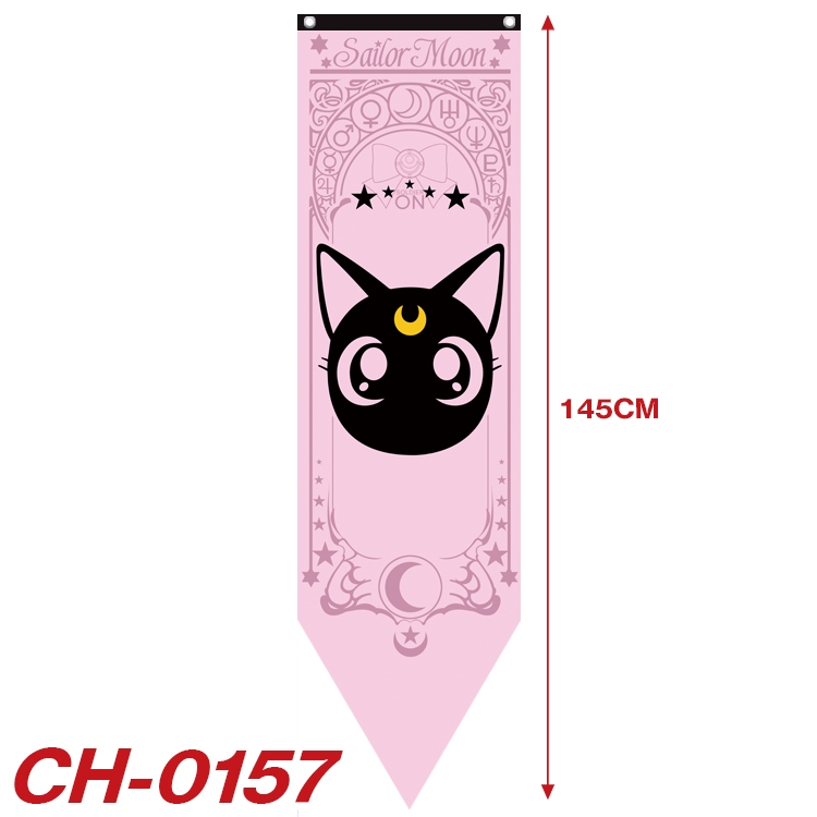 sailormoon Anime Peripheral Full Color Printing Banner 40x145CM CH-0157