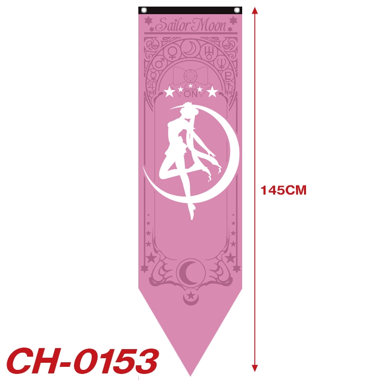 sailormoon Anime Peripheral Full Color Printing Banner 40x145CM CH-0153