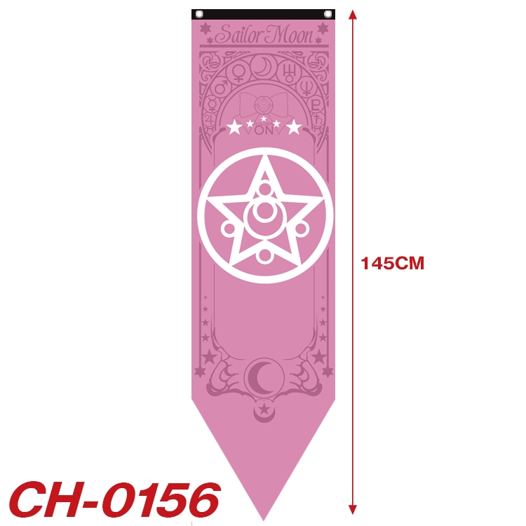 sailormoon Anime Peripheral Full Color Printing Banner 40x145CM CH-0156