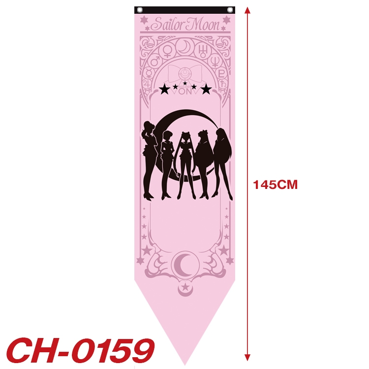 sailormoon Anime Peripheral Full Color Printing Banner 40x145CM CH-0159