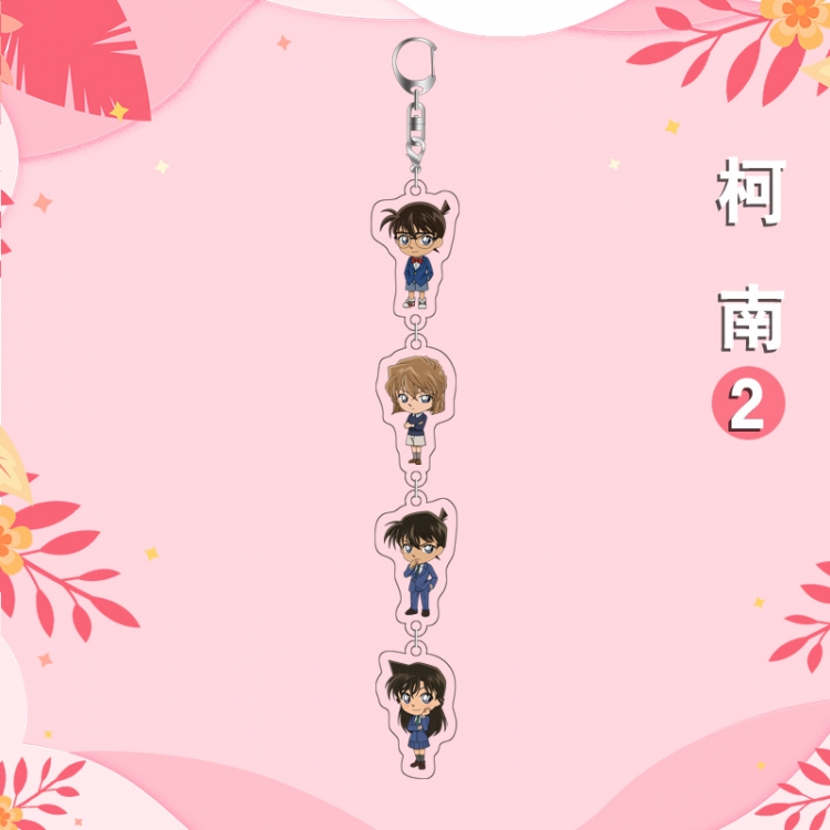 Detective conan Anime Peripheral Pendant Acrylic Keychain Ornament 16cm price for 5 pcs