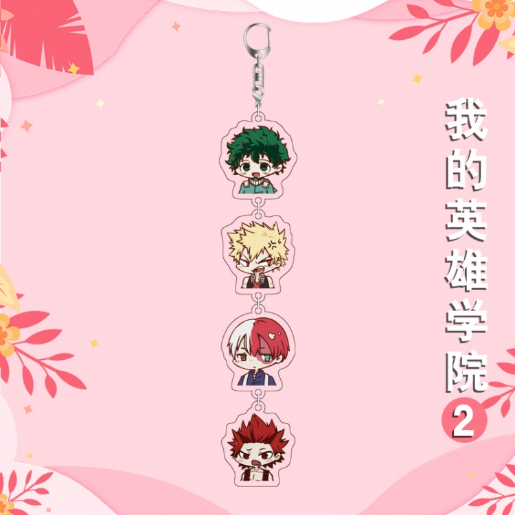 My Hero Academia Anime Peripheral Pendant Acrylic Keychain Ornament 16cm price for 5 pcs