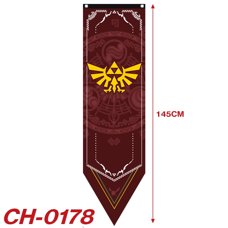 The Legend of Zelda Anime Peripheral Full Color Printing Banner 40x145CM CH-0178