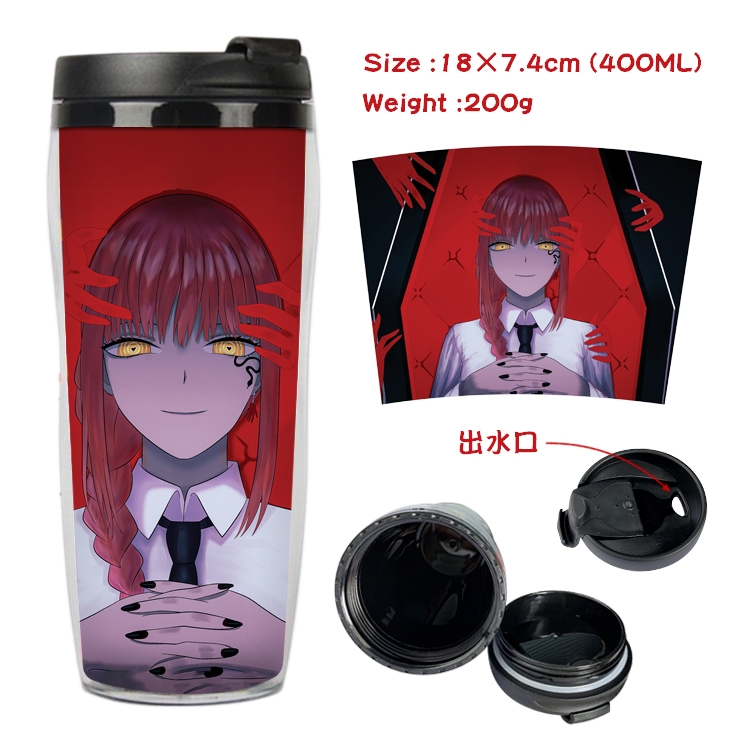 chainsaw man Anime Starbucks Leakproof Insulated Cup 18X7.4CM 400ML