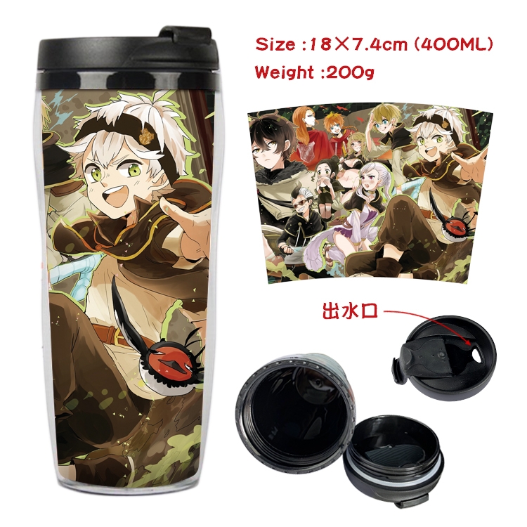 Black Clover Anime Starbucks Leakproof Insulated Cup 18X7.4CM 400ML
