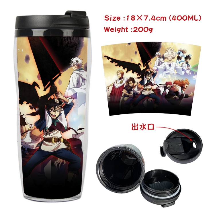 Black Clover Anime Starbucks Leakproof Insulated Cup 18X7.4CM 400ML