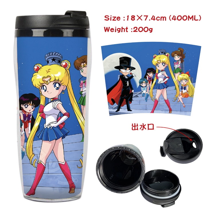  sailormoon Anime Starbucks Leakproof Insulated Cup 18X7.4CM 400ML