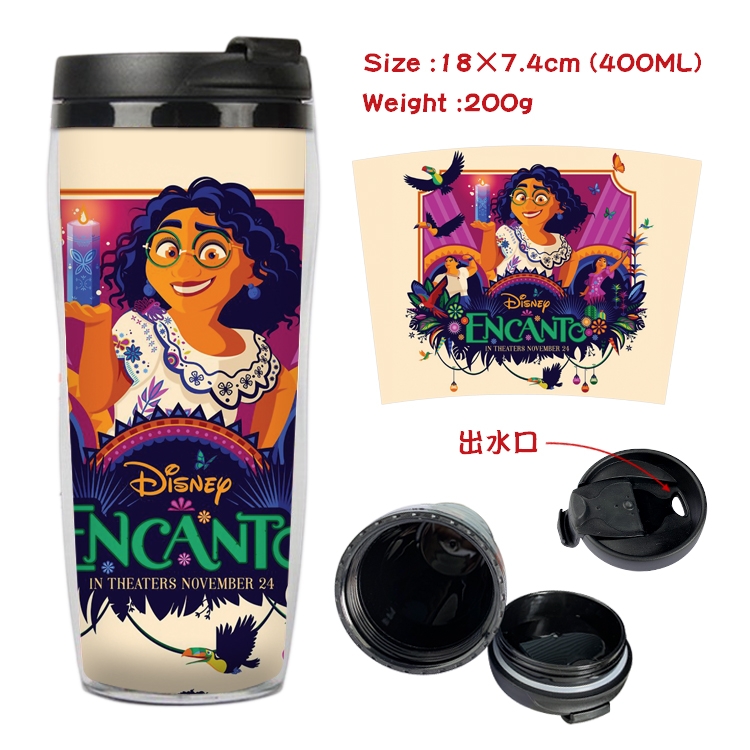 full house of magic Anime Starbucks Leakproof Insulated Cup 18X7.4CM 400ML