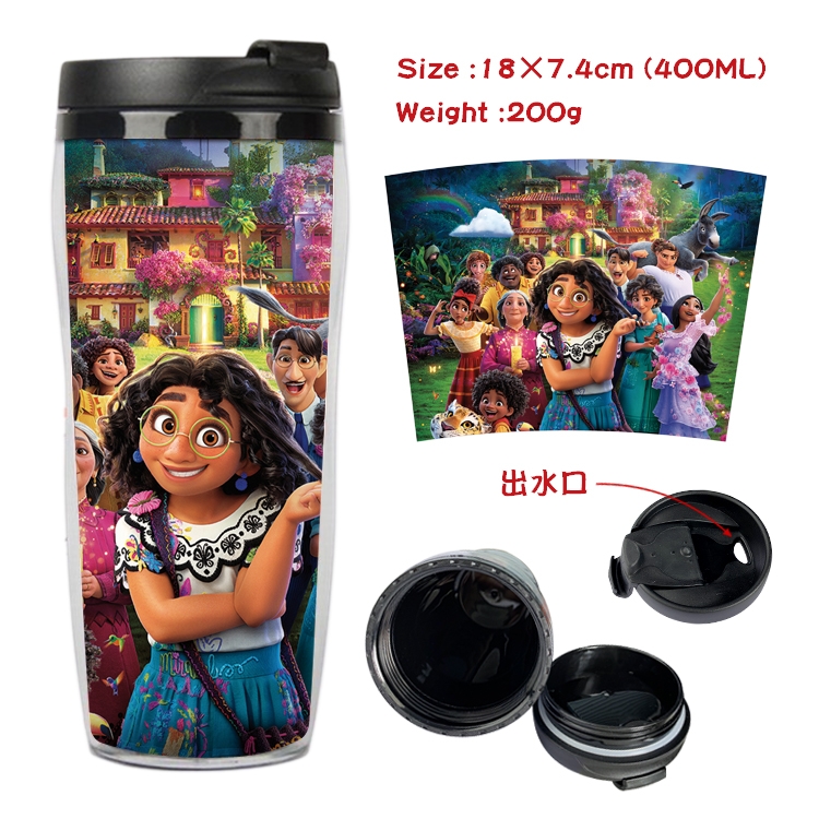 full house of magic Anime Starbucks Leakproof Insulated Cup 18X7.4CM 400ML