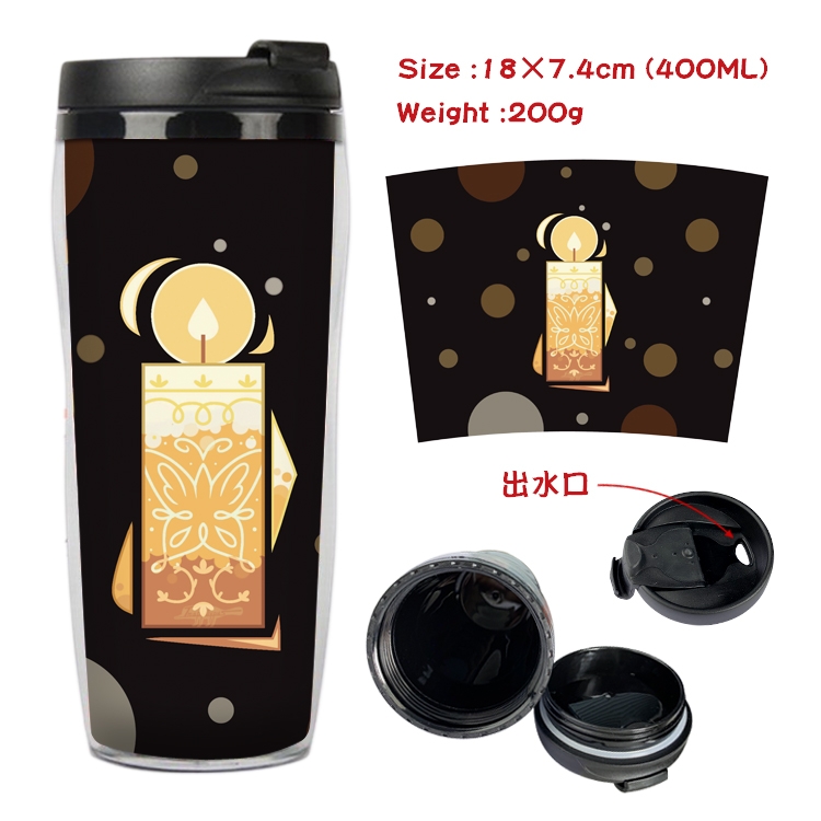 full house of magic Anime Starbucks Leakproof Insulated Cup 18X7.4CM 400ML