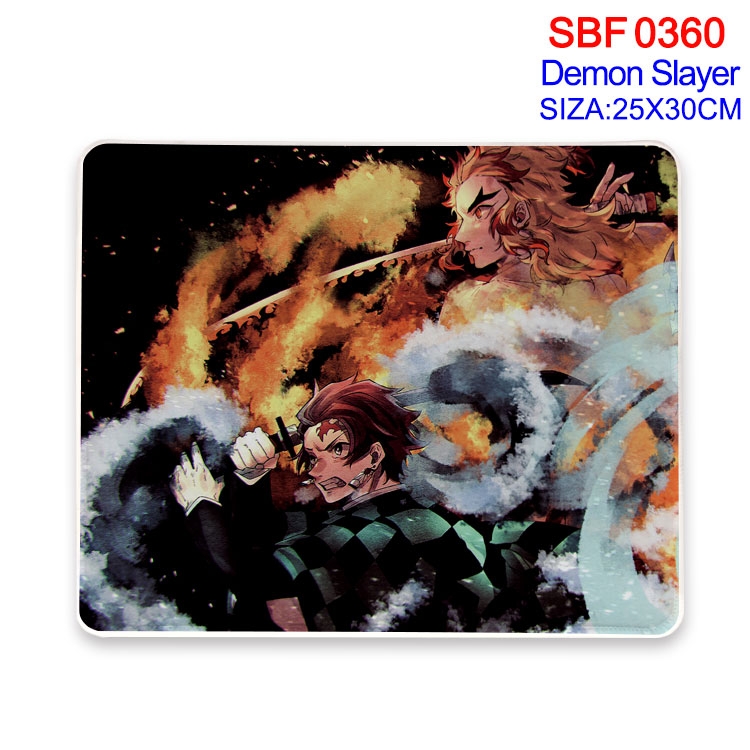 Demon Slayer Kimets Anime peripheral mouse pad 25X30cm SBF-360