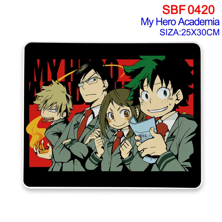 My Hero Academia Anime peripheral mouse pad 25X30cm  SBF-420