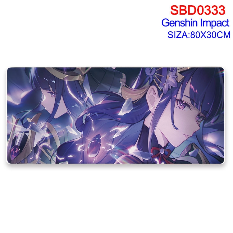 Genshin Impact Anime peripheral edge lock mouse pad 80X30cm SBD-333