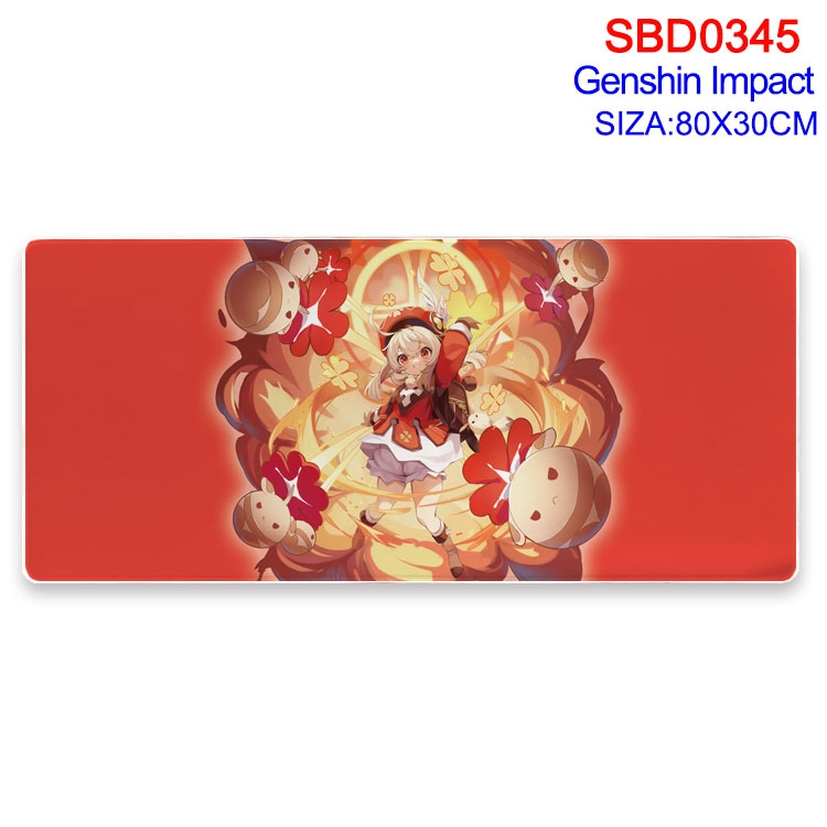 Genshin Impact Anime peripheral edge lock mouse pad 80X30cm SBD-345