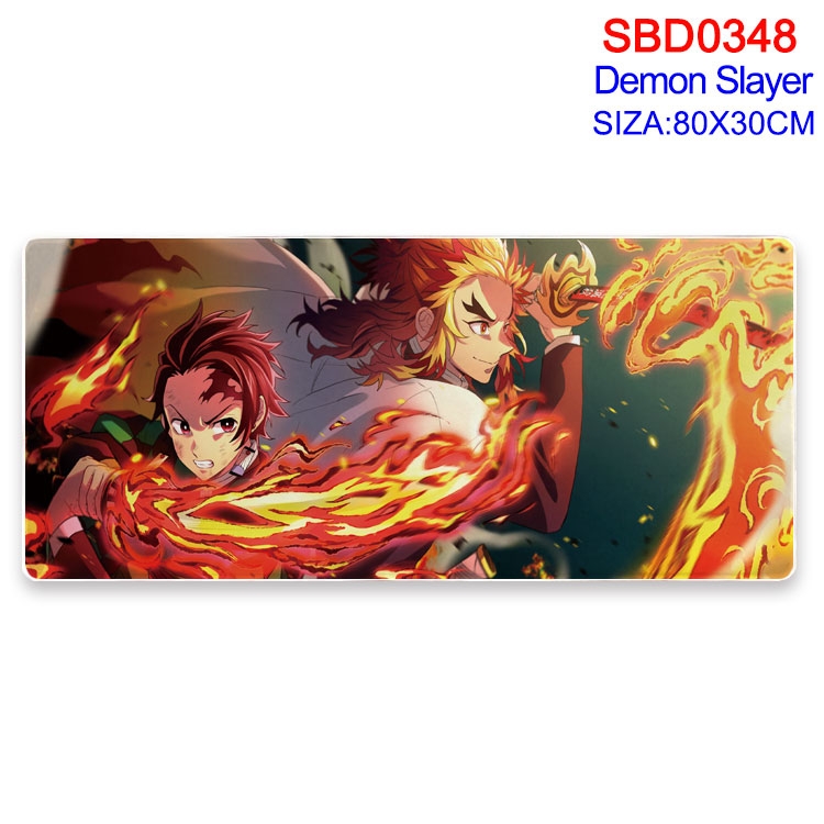 Demon Slayer Kimets Anime peripheral edge lock mouse pad 80X30cm SBD-348
