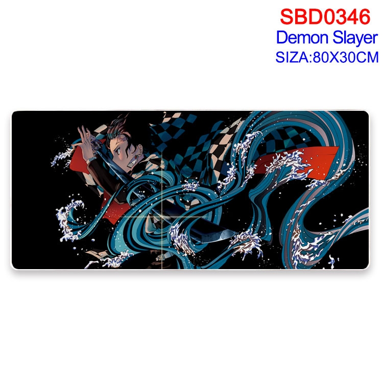 Demon Slayer Kimets Anime peripheral edge lock mouse pad 80X30cm SBD-346
