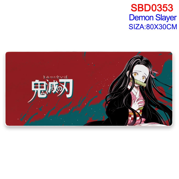 Demon Slayer Kimets Anime peripheral edge lock mouse pad 80X30cm SBD-353