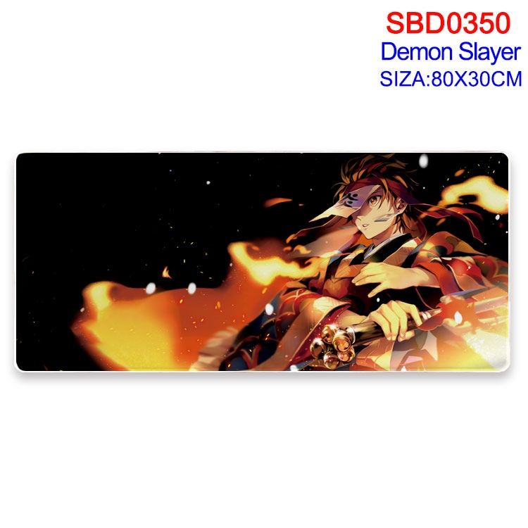 Demon Slayer Kimets Anime peripheral edge lock mouse pad 80X30cm SBD-350