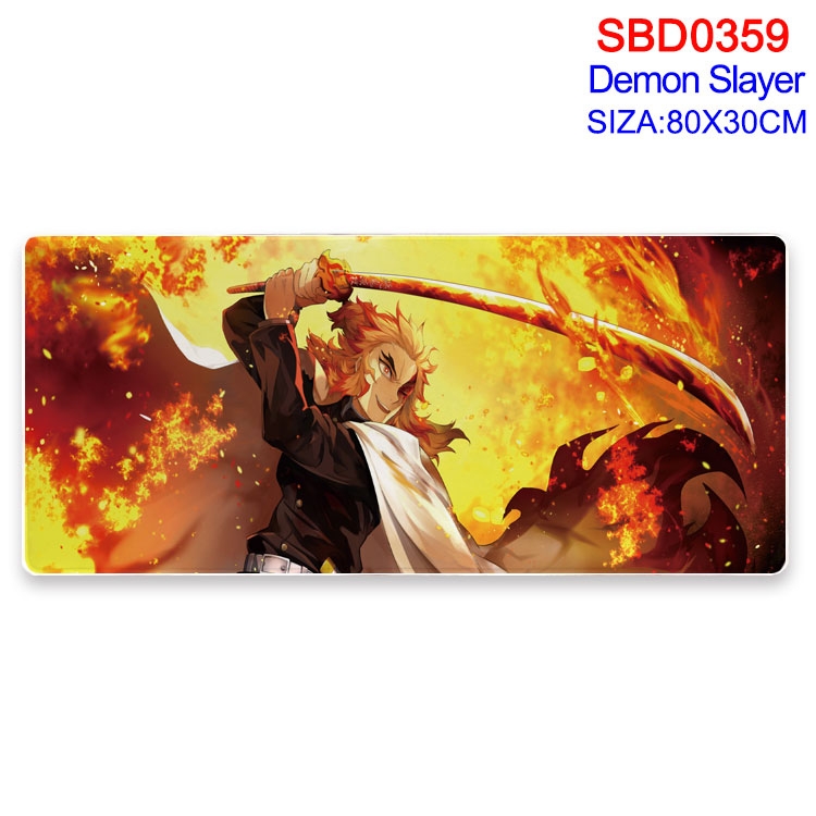 Demon Slayer Kimets Anime peripheral edge lock mouse pad 80X30cm SBD-359