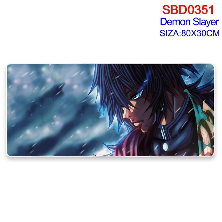 Demon Slayer Kimets Anime peripheral edge lock mouse pad 80X30cm  SBD-351